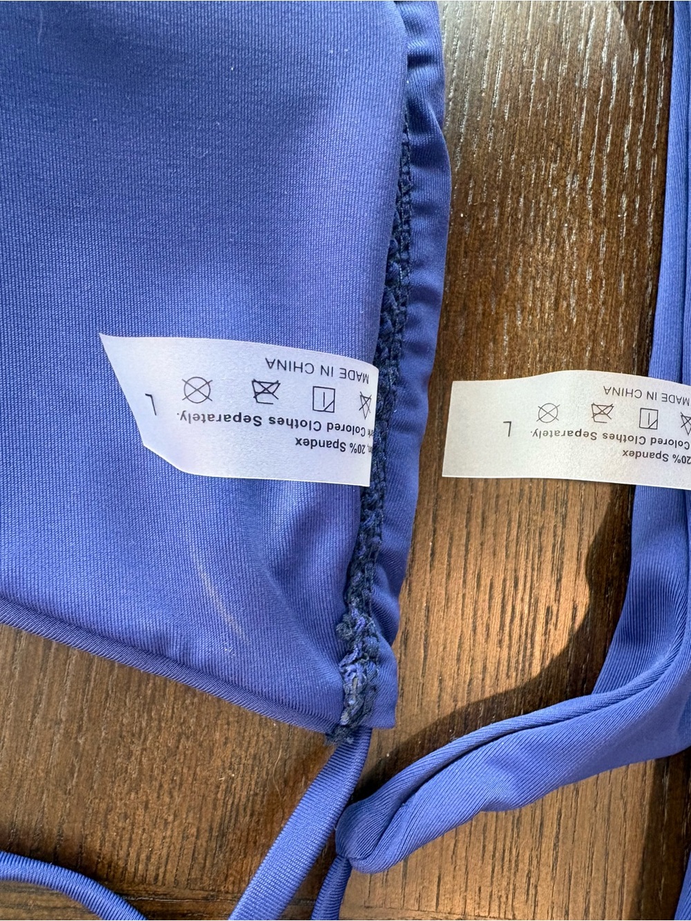 NWOT Royal Blue Bikini w Sarong - Picture 4 of 5